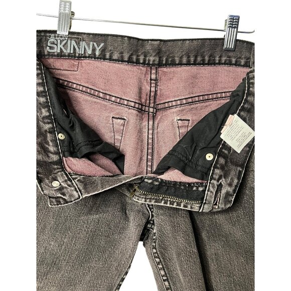 Bullhead Denim Dillon Men's 31Wx32L Skinny Fit Jeans Black Cotton Spandex Blend - Picture 8 of 16